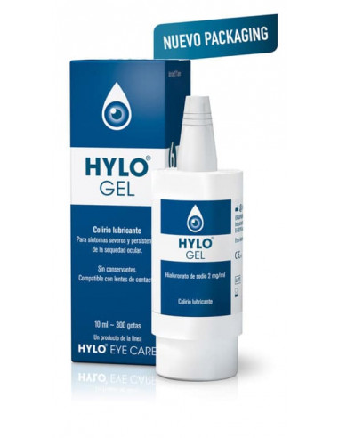 Hylo Comod Gotas para ojos secos, con ácido hialurónico, 2 unidades de 10 ml
