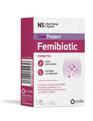 NS GINEPROTECT FEMIBIOTIC 30 CAPS